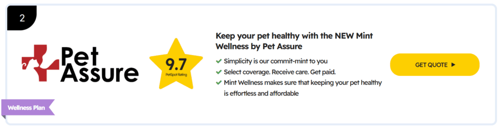 pet assure pet wellness plan